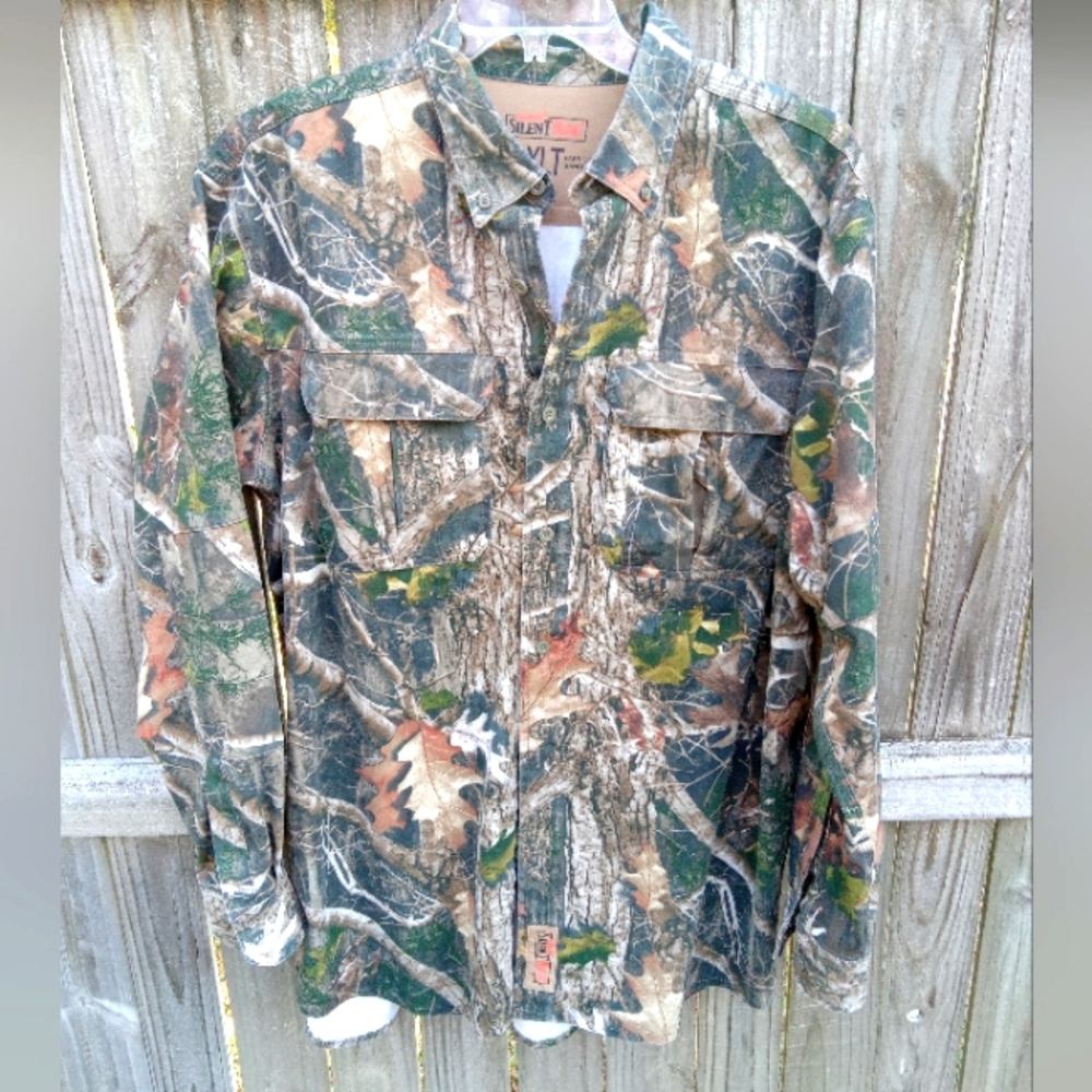 RedHead Silent Hide Realtree Camo Long Sleeve Men's XLT Shirt. FF225